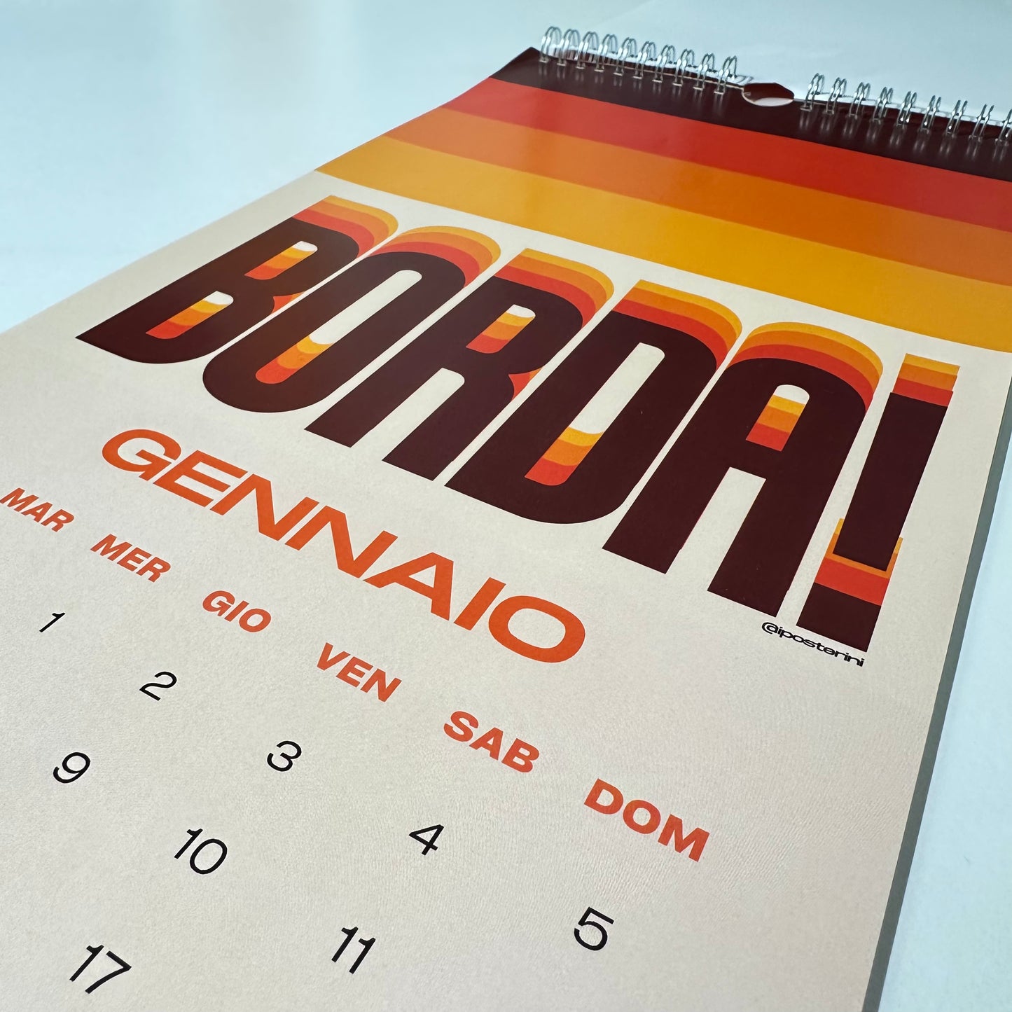 Calendario posterini 2025