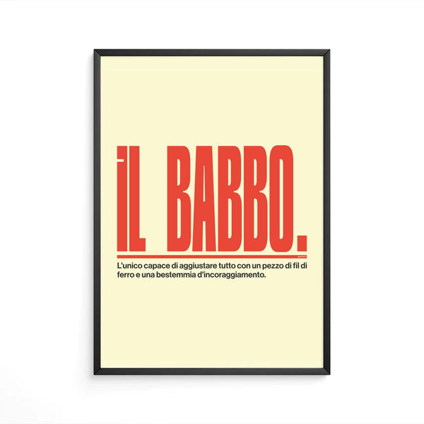 Il babbo.