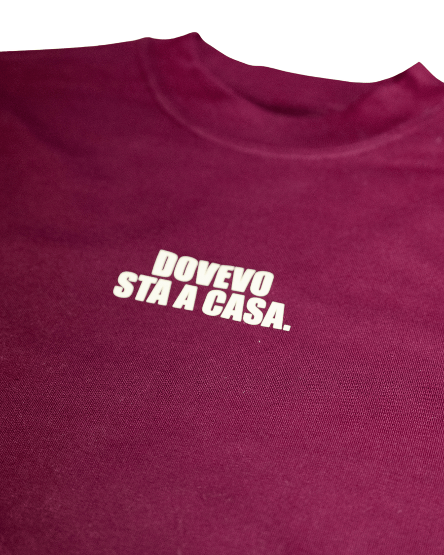Felpa Dovevo sta a casa.