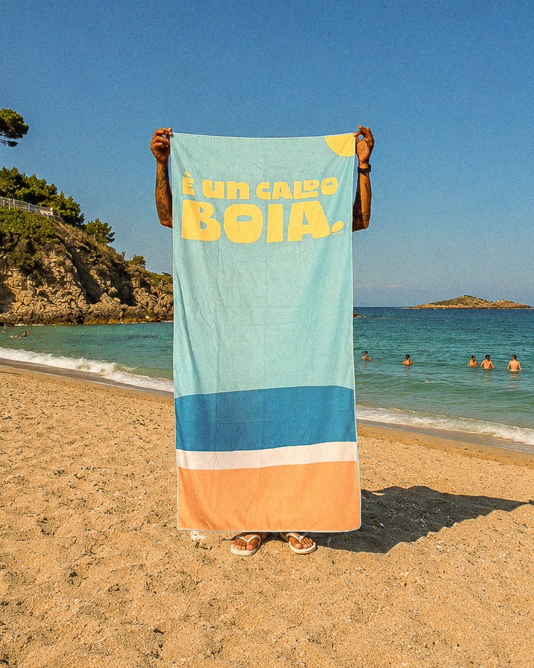 Telo mare è un caldo boia.