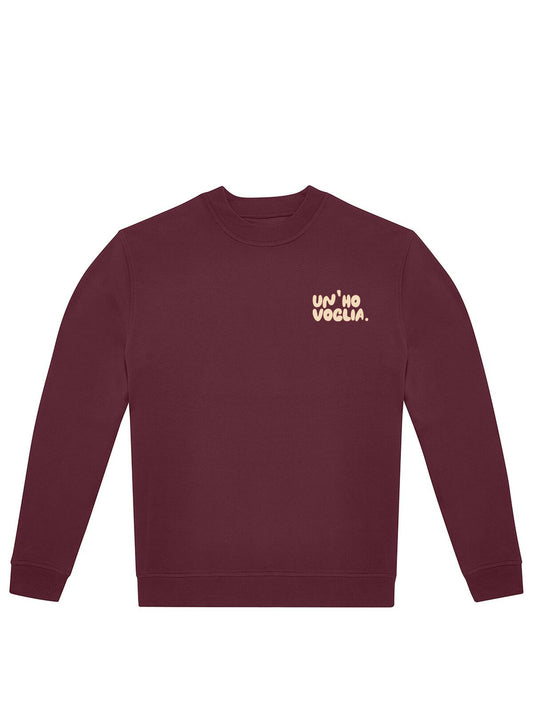 Felpa Un'ho voglia.