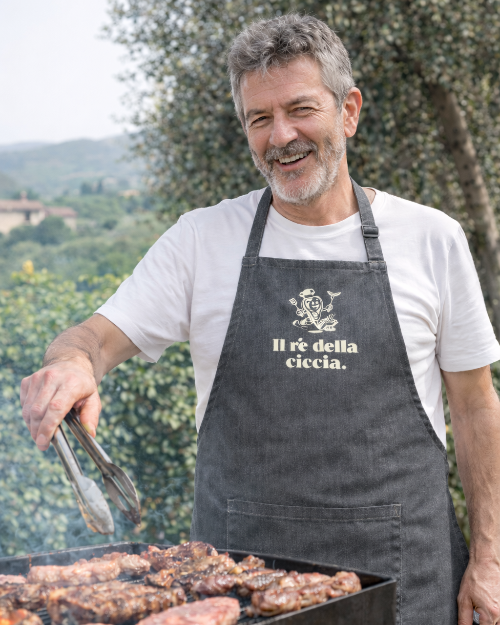 Grembiule il re della ciccia.