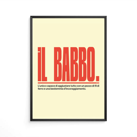 Il babbo.