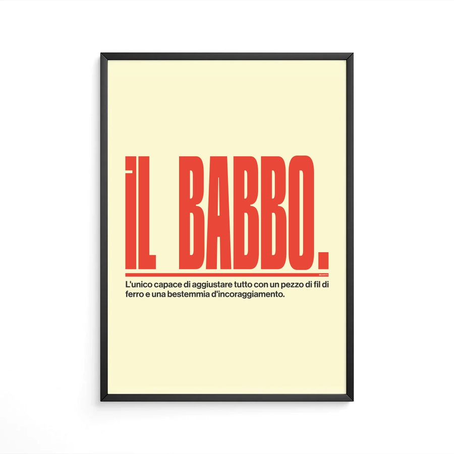Il babbo.