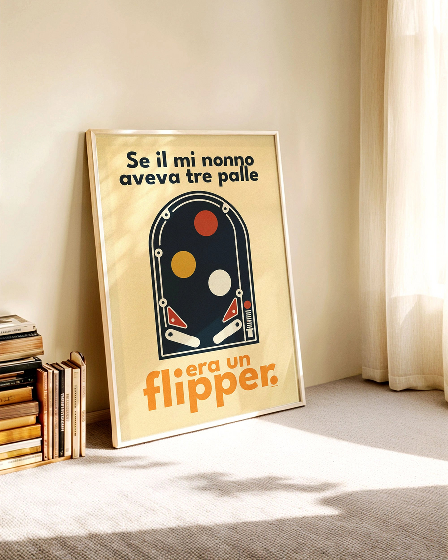 Se il mi nonno avevva tre palle era un flipper.