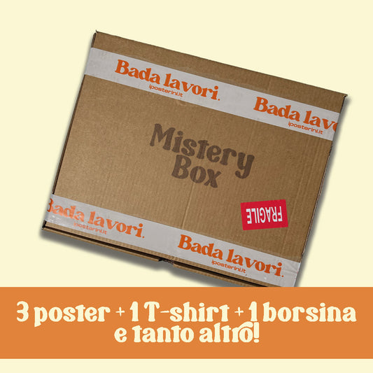 Mistery Box - 3 poster + T-Shirt + Tanto altro