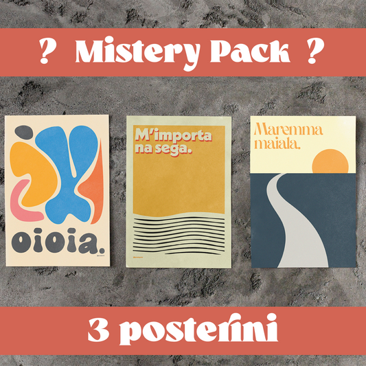 Mistery pack 3 posterini