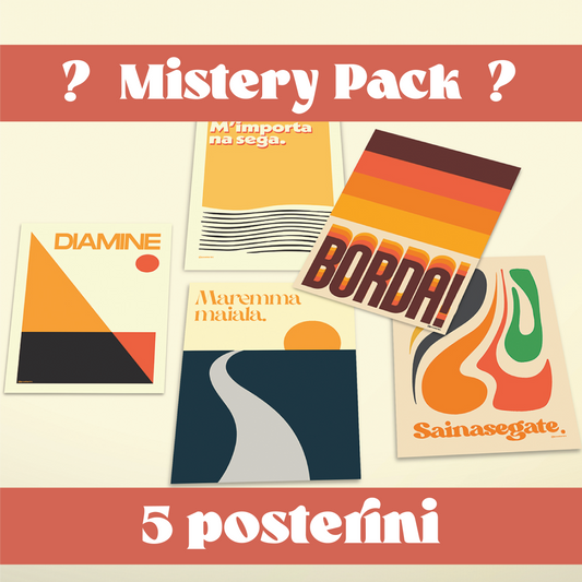 Mistery pack 5 posterini