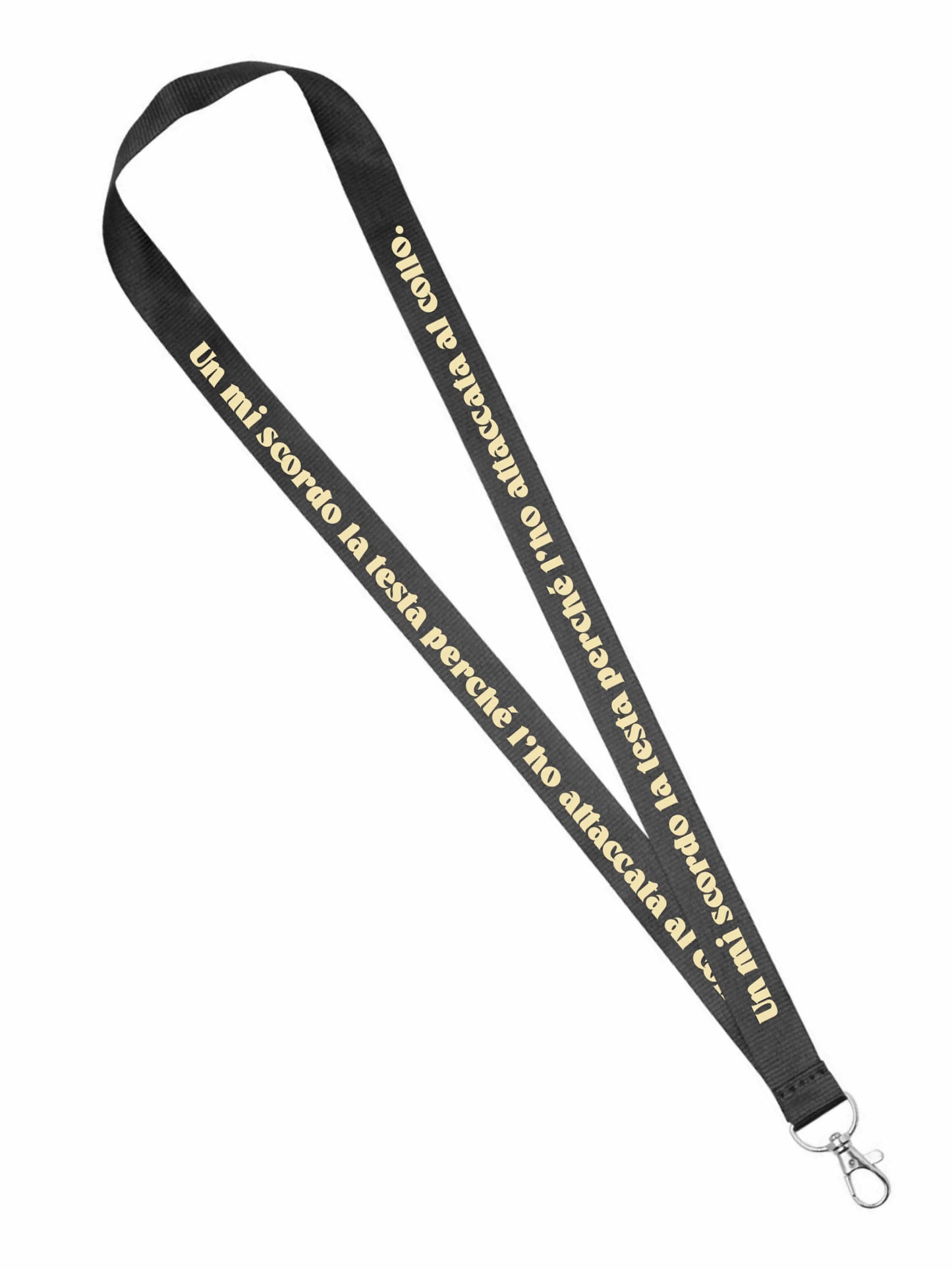 Portachiavi da Collo Un mi scordo la testa.