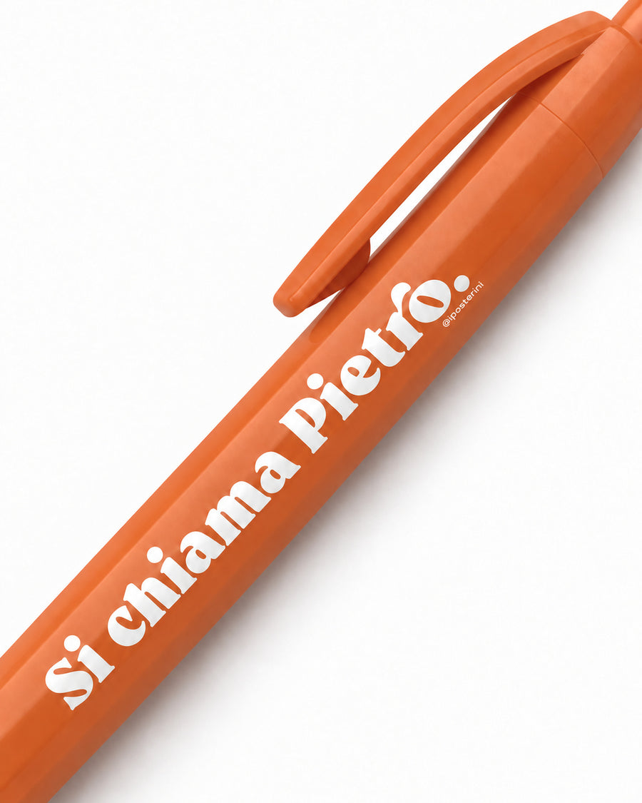 Penna si chiama Pietro.