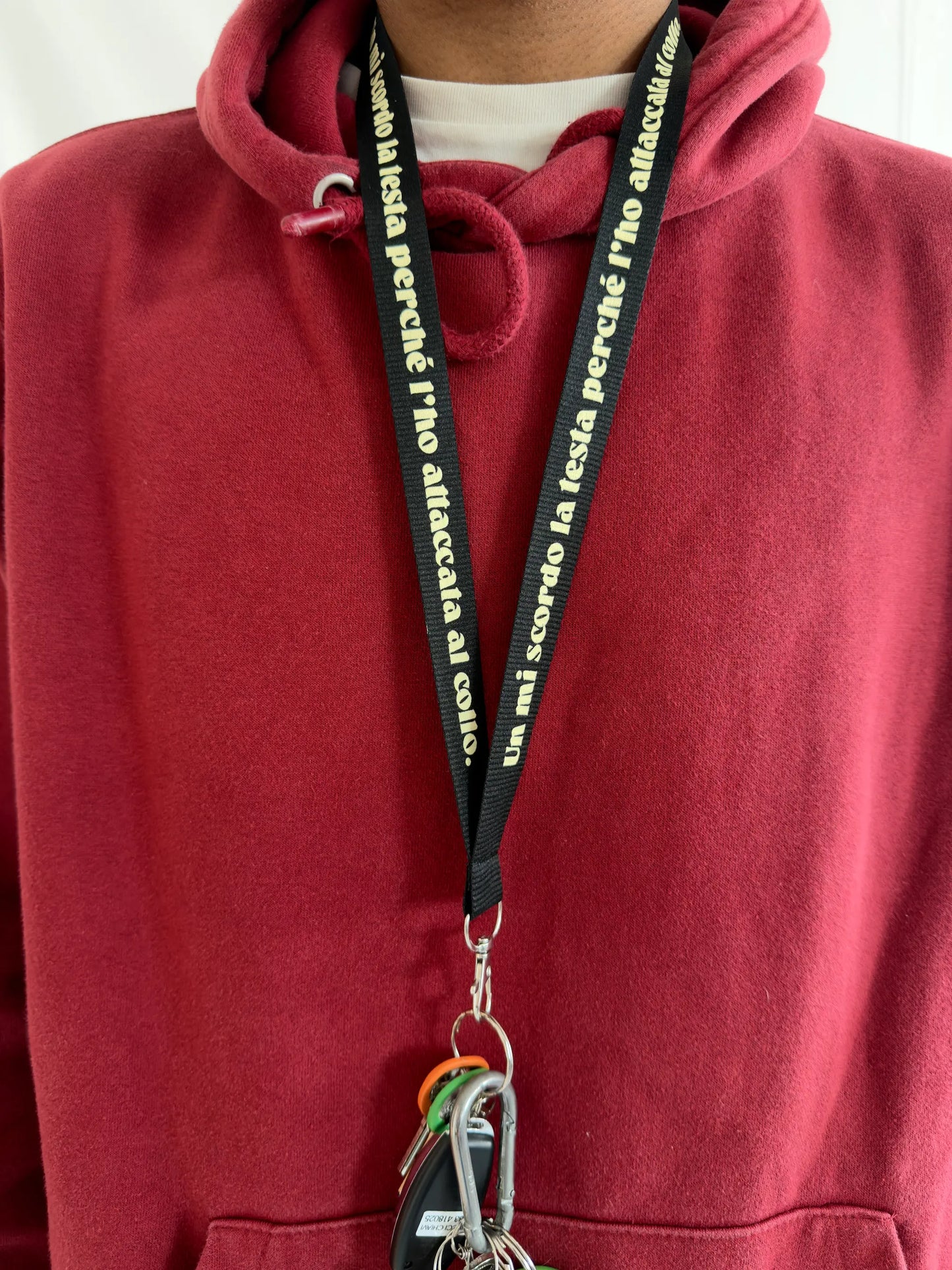 Portachiavi da Collo Un mi scordo la testa.