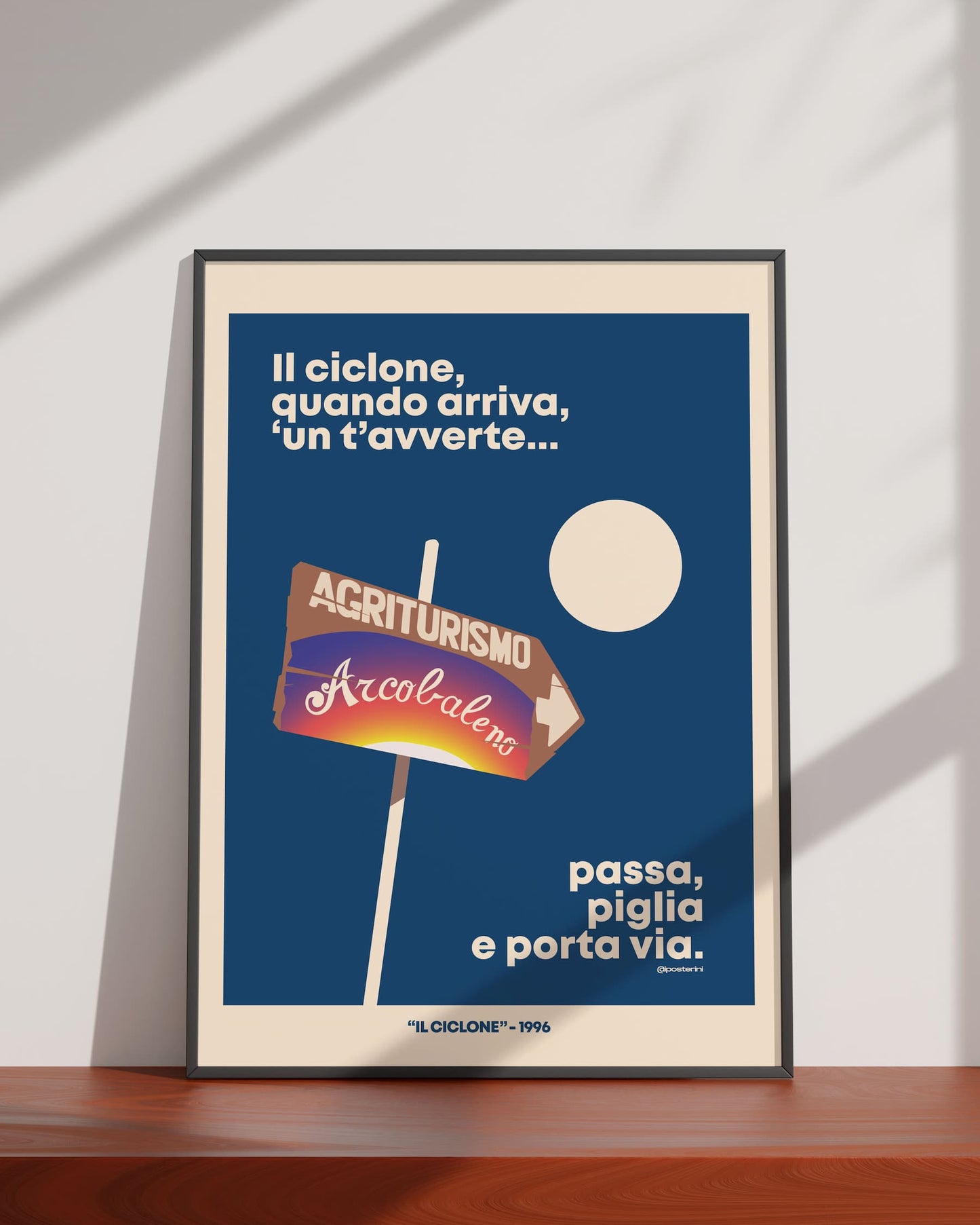 Il ciclone quando arriva un t'avverte.
