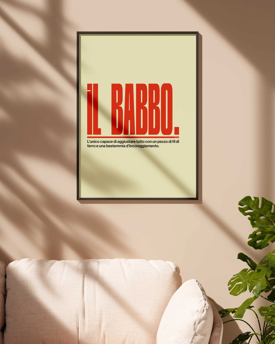 Il babbo.