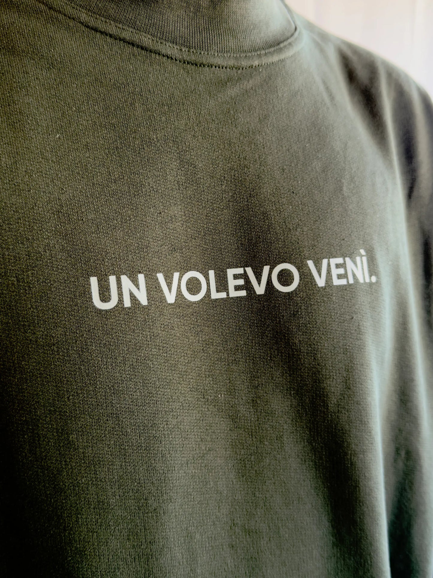 Felpa Un volevo venì.